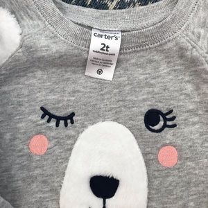 Carters bear sweatshirt